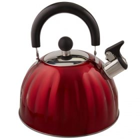 Mr. Coffee Twining 2.1 Quart Pumpkin Tea Kettle in Red