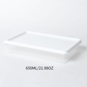 1pc Transparent Container; Refrigerator Fruit Storage Box; Food Sealed Box; Freezer Box; Storage Box; Kitchen Supplies