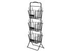 Oceanstar 3-Tier Metal Wire Storage Basket Stand with Removable Baskets â€šÃ„Ã¬ Black