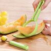 Soft Fruit Peeler and Baller 2 in 1 Kitchen Tool Avocado Papaya Watermelon Honey Dew - Kitchen Gadget Tool