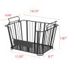 Oceanstar 3-Tier Metal Wire Storage Basket Stand with Removable Baskets â€šÃ„Ã¬ Black