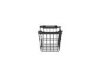 Oceanstar Stackable Metal Wire Storage Basket Set for Pantry, Countertop, Kitchen or Bathroom â€šÃ„Ã¬ Black, Set of 3