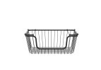 Oceanstar Stackable Metal Wire Storage Basket Set for Pantry, Countertop, Kitchen or Bathroom â€šÃ„Ã¬ Black, Set of 2